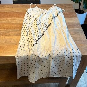 Zara adjustable spaghetti strap midi dress